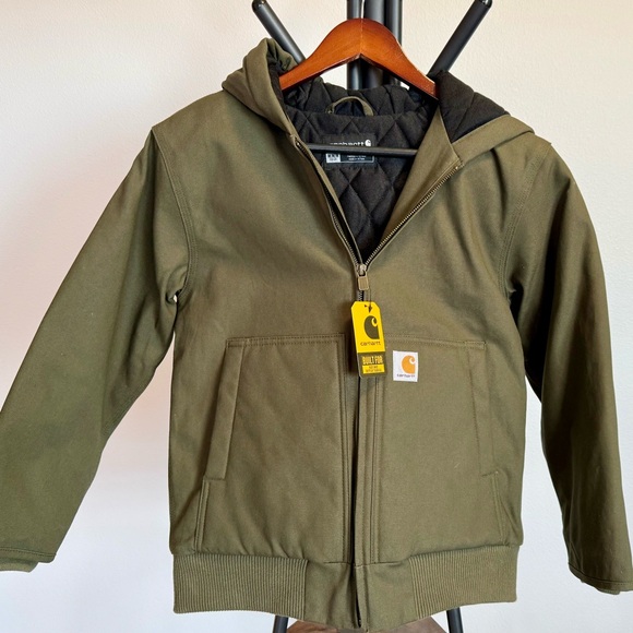 Carhartt Olive Green Hooded Jacket - Picture 2 of 7